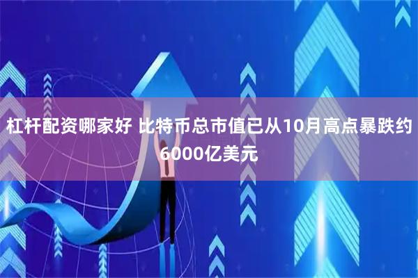 杠杆配资哪家好 比特币总市值已从10月高点暴跌约6000亿美元